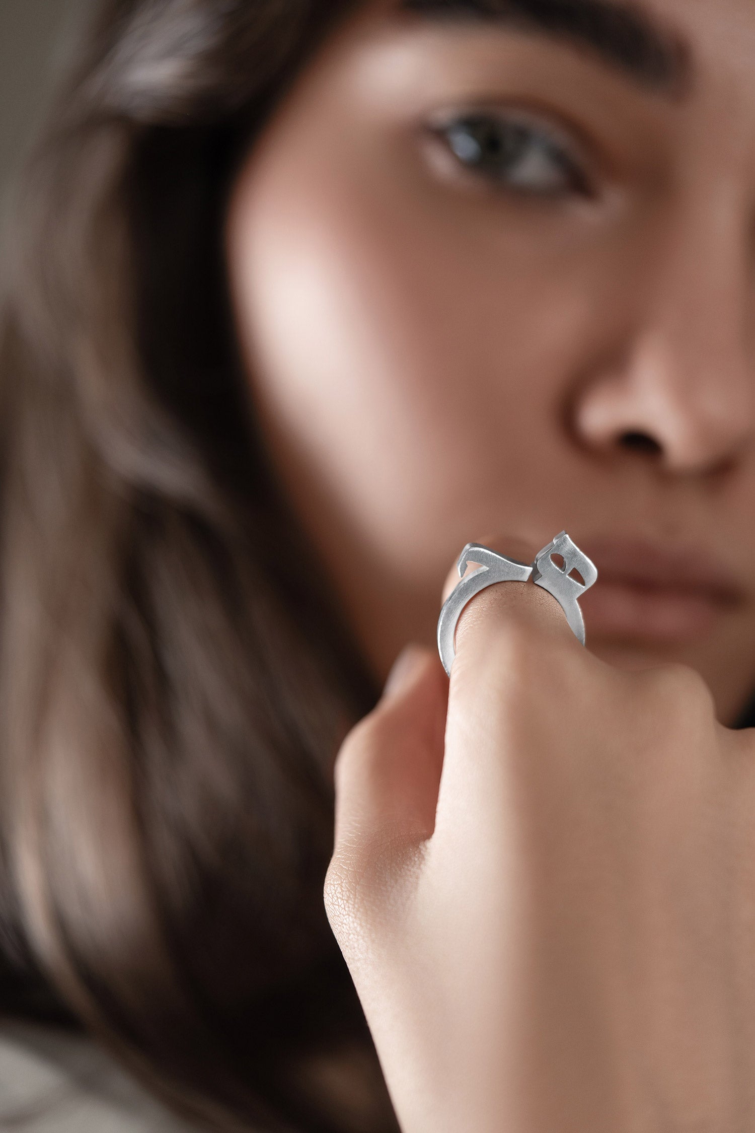 Silver Hich Thick Ring