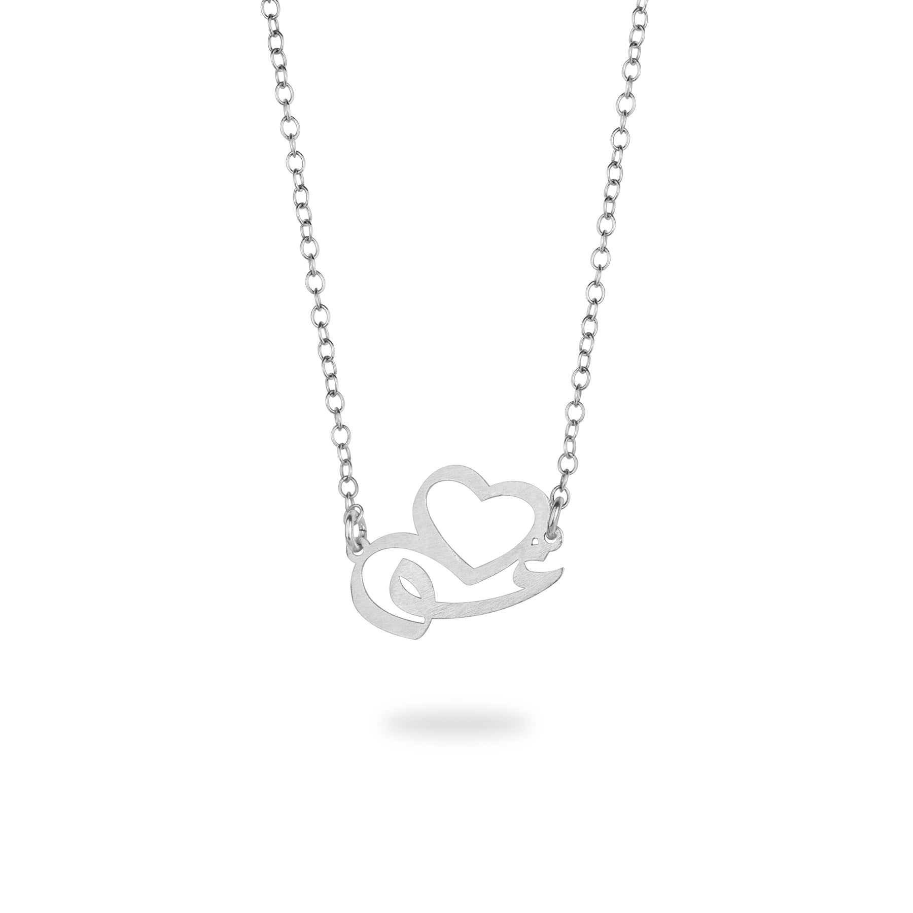 Silver Love Necklace, Eshgh
